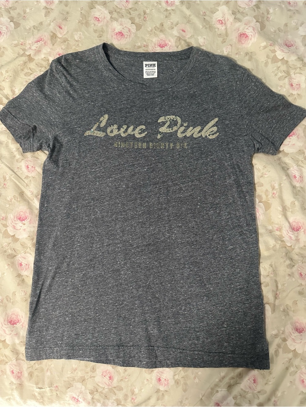 Victoria's Secret Pink 'Love Pink' T-Shirt XS NWOT